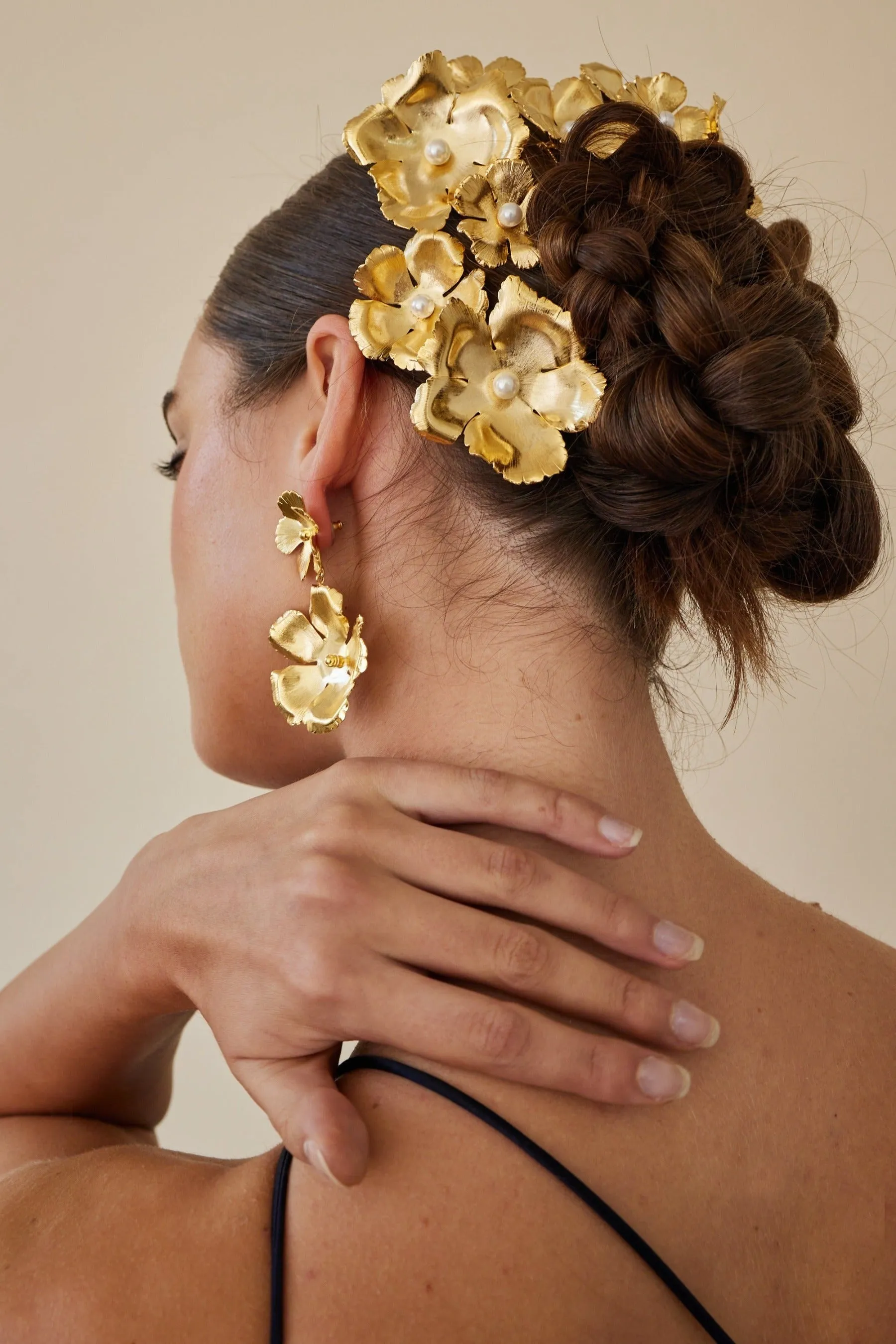 Eden Floral Comb Set