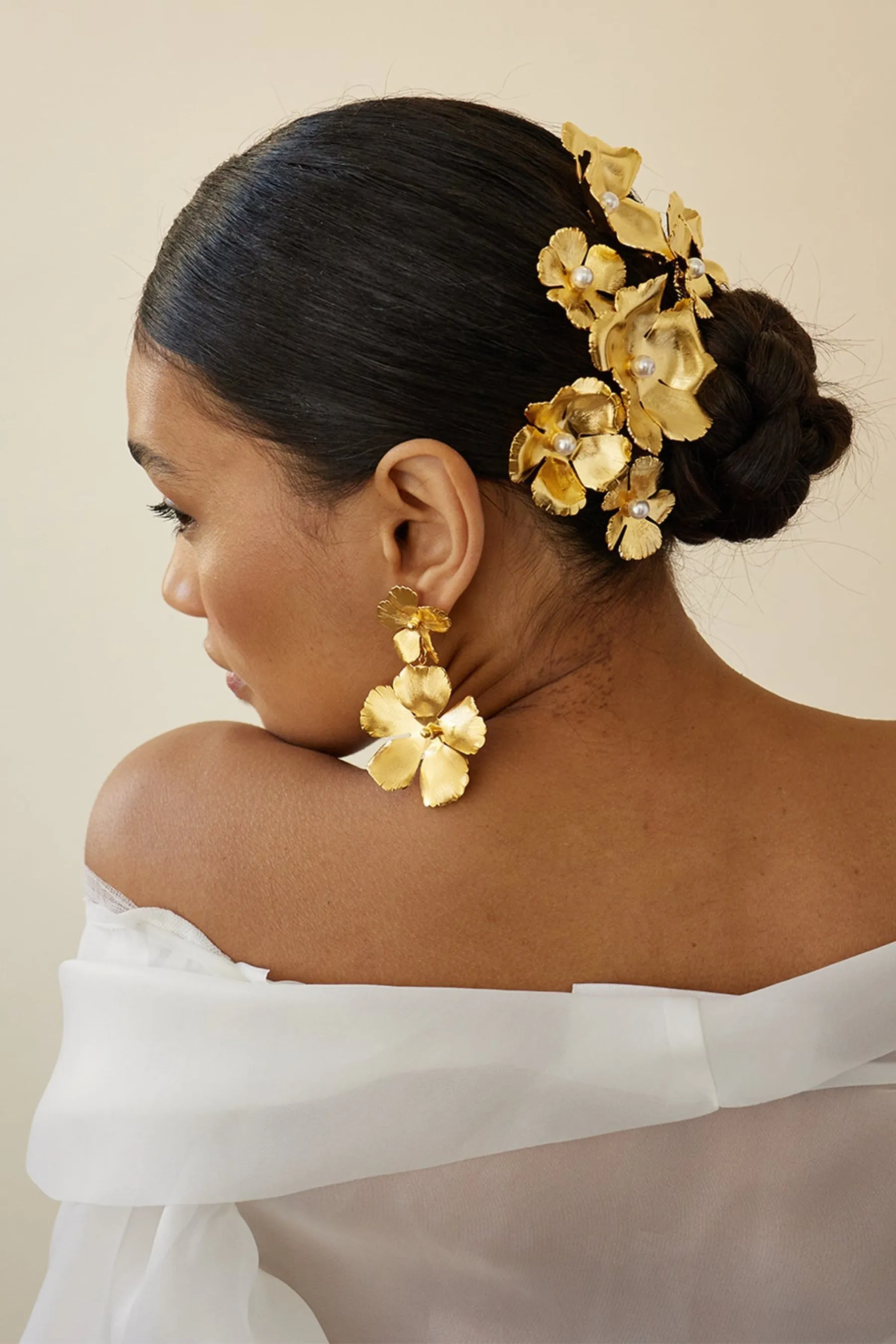 Eden Floral Comb Set