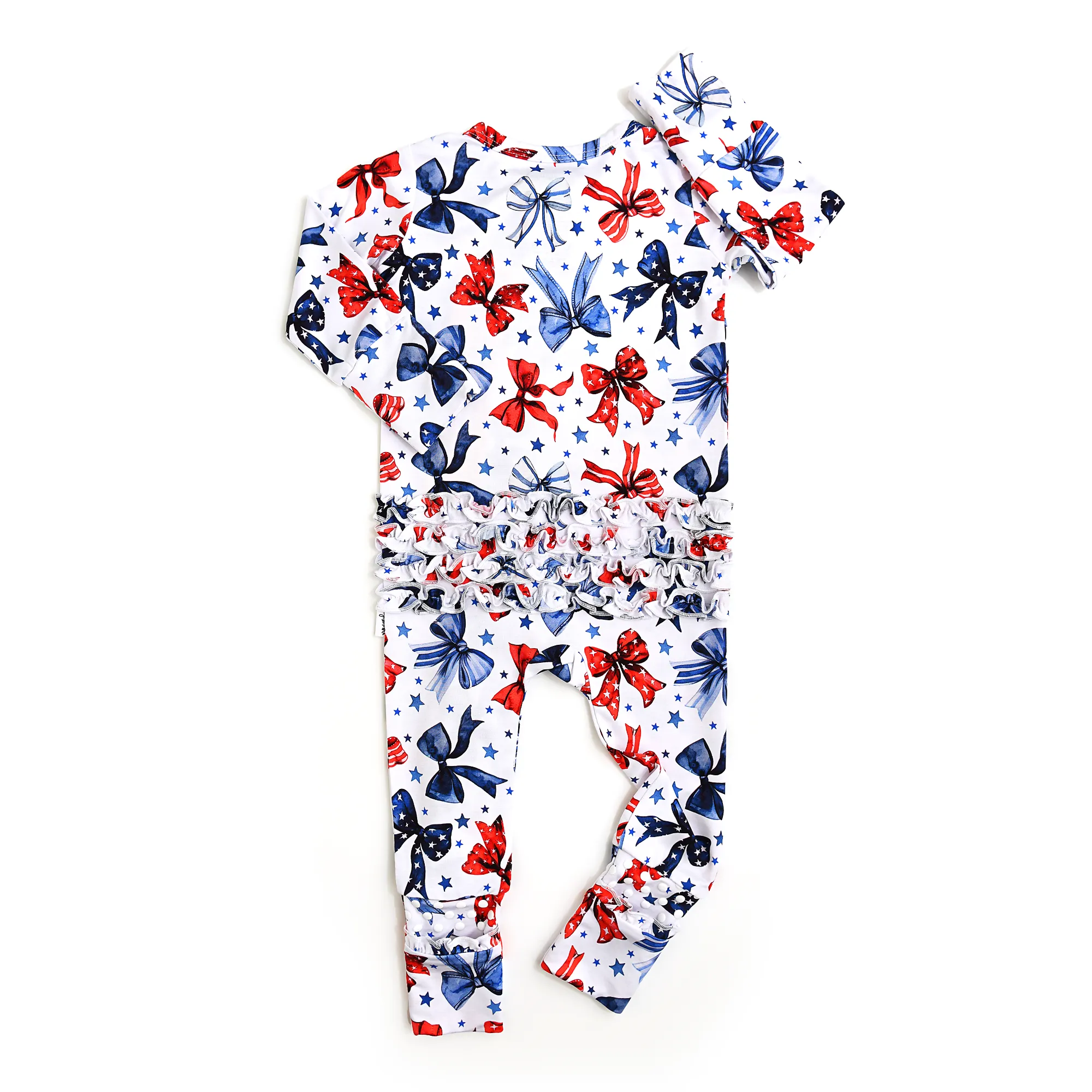 Eleanor Bows RUFFLE ZIP