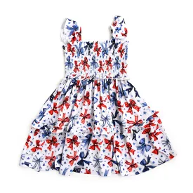 Eleanor Bows SMOCKED DRESS