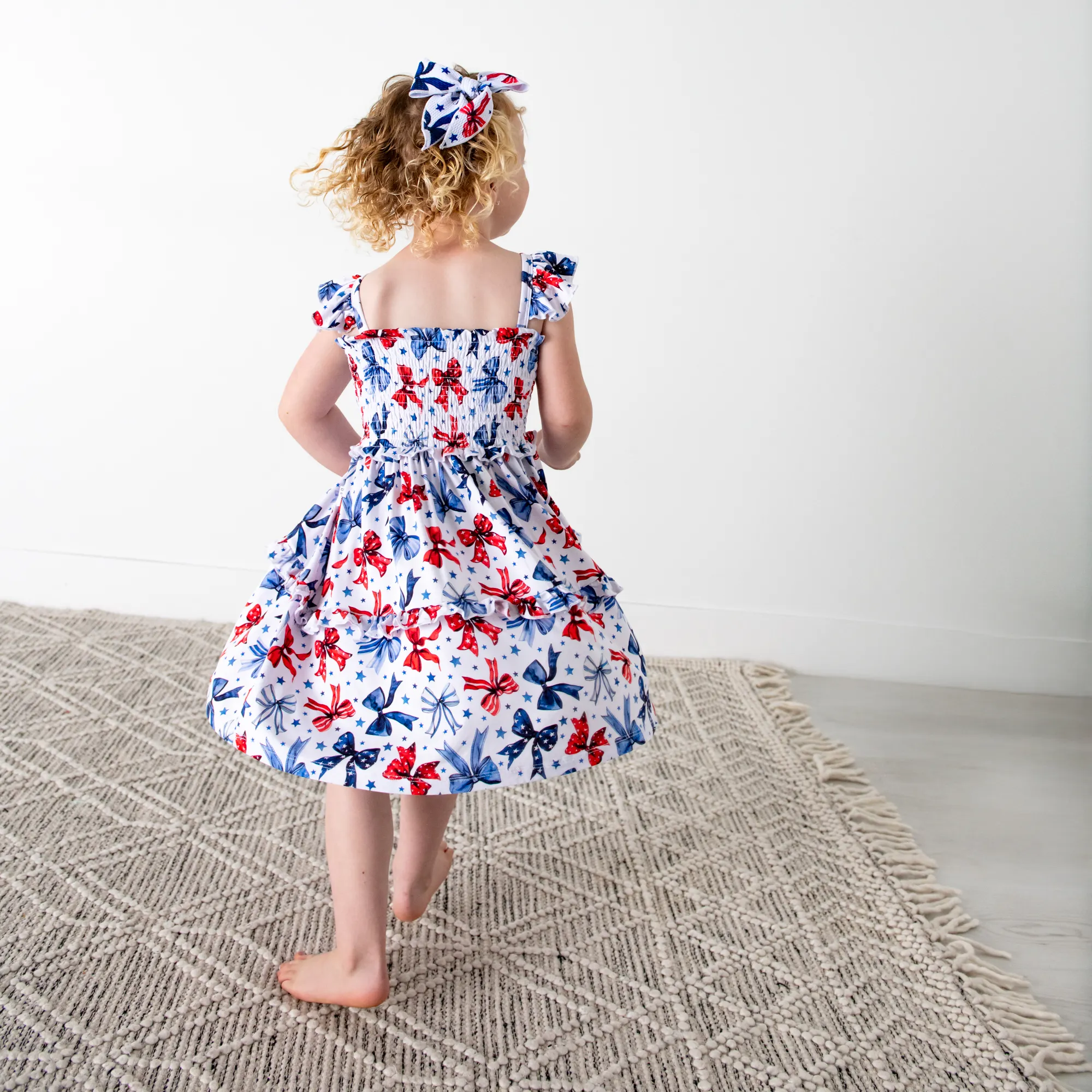 Eleanor Bows SMOCKED DRESS
