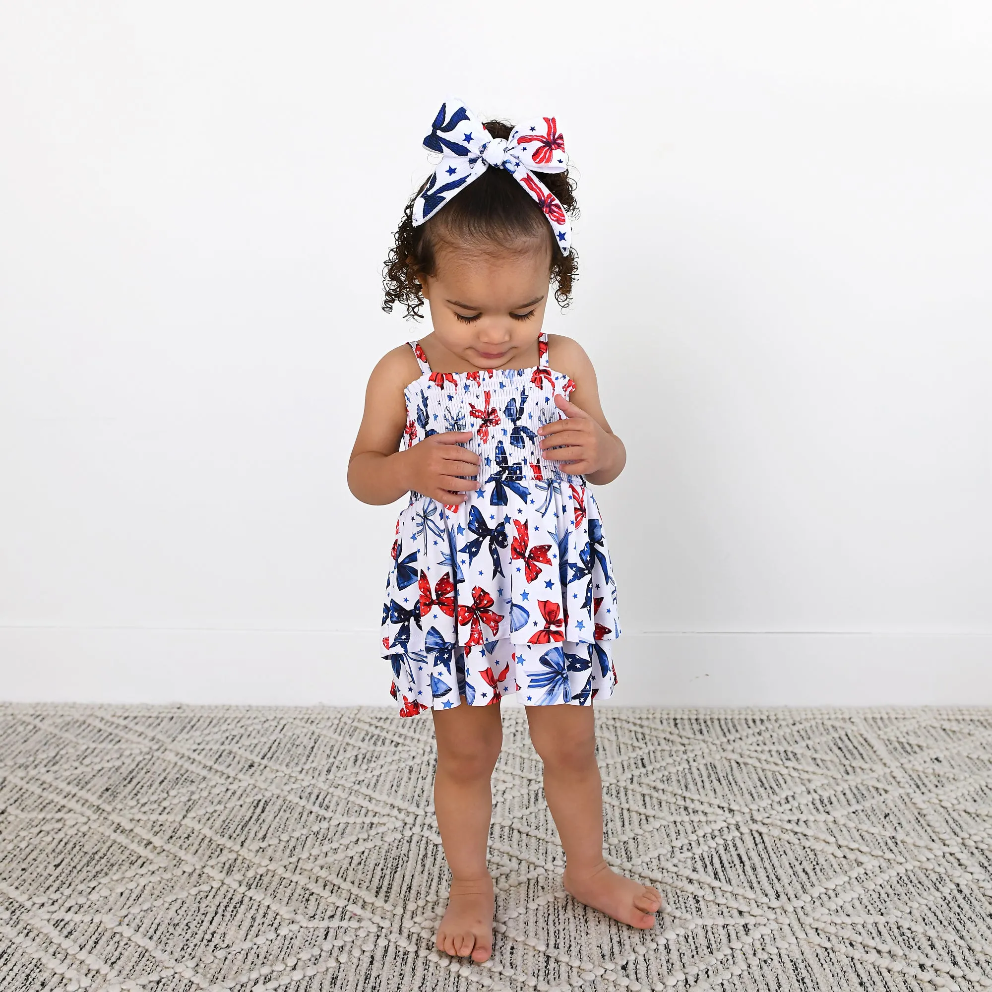 Eleanor Bows SMOCKED TIERED TUTU