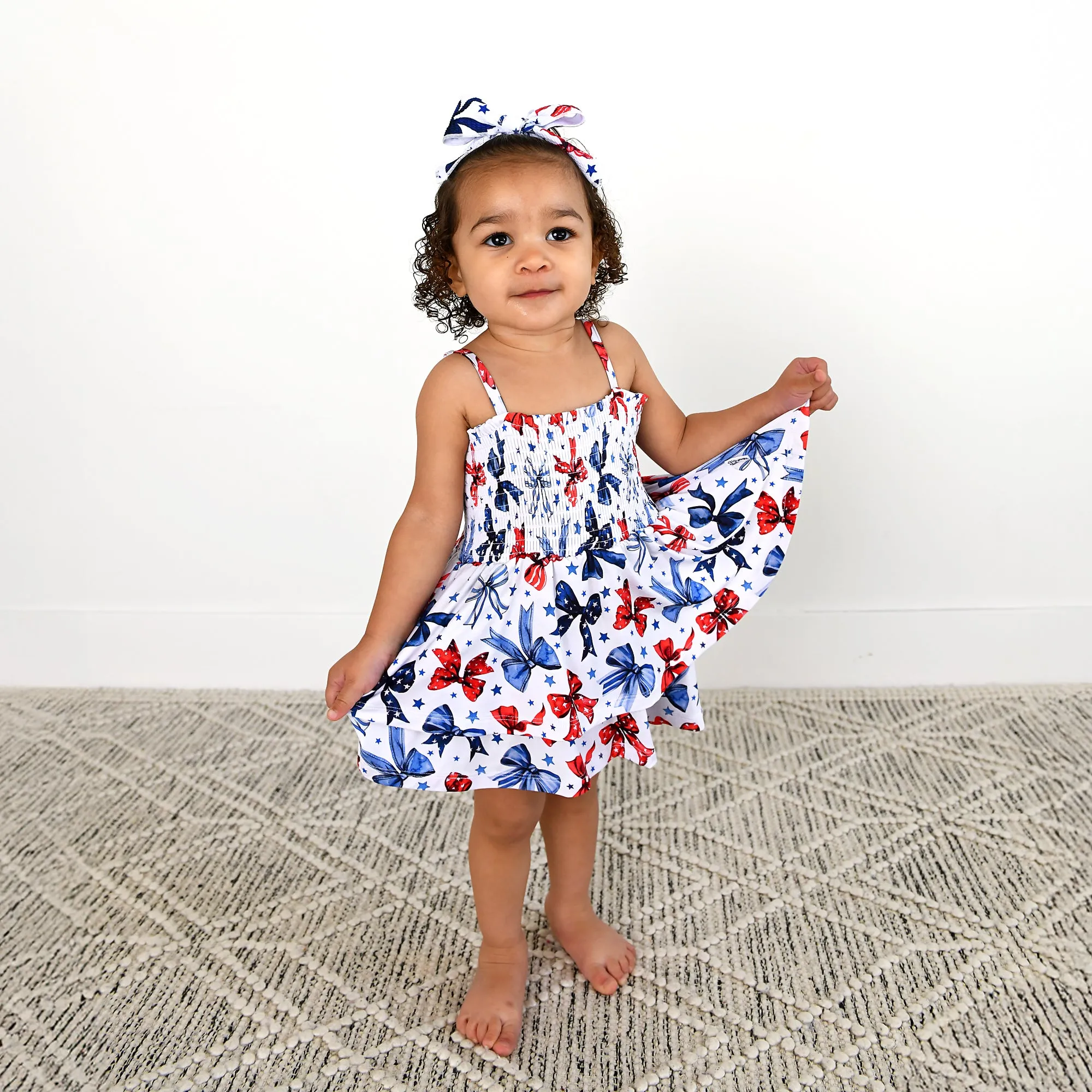 Eleanor Bows SMOCKED TIERED TUTU