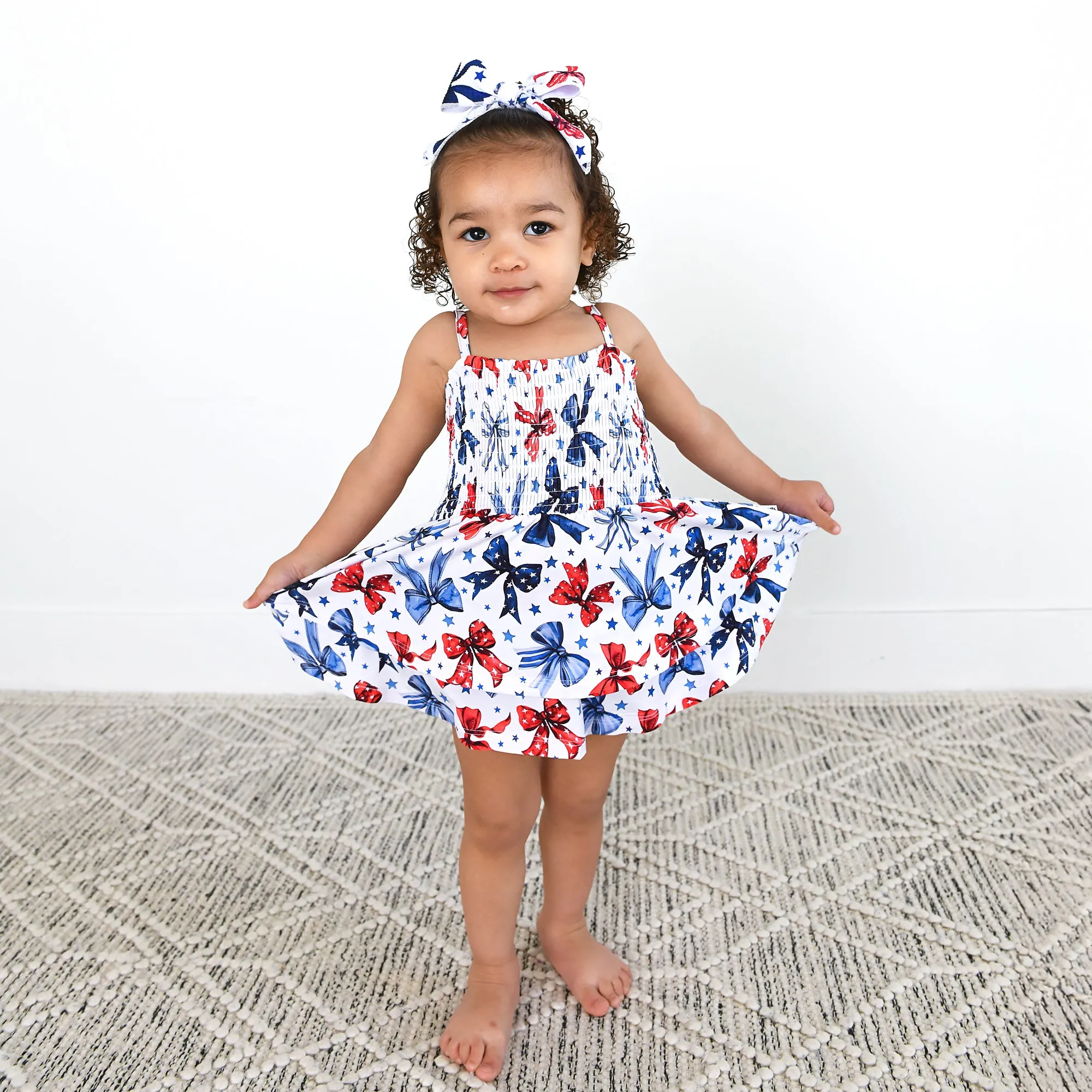 Eleanor Bows SMOCKED TIERED TUTU