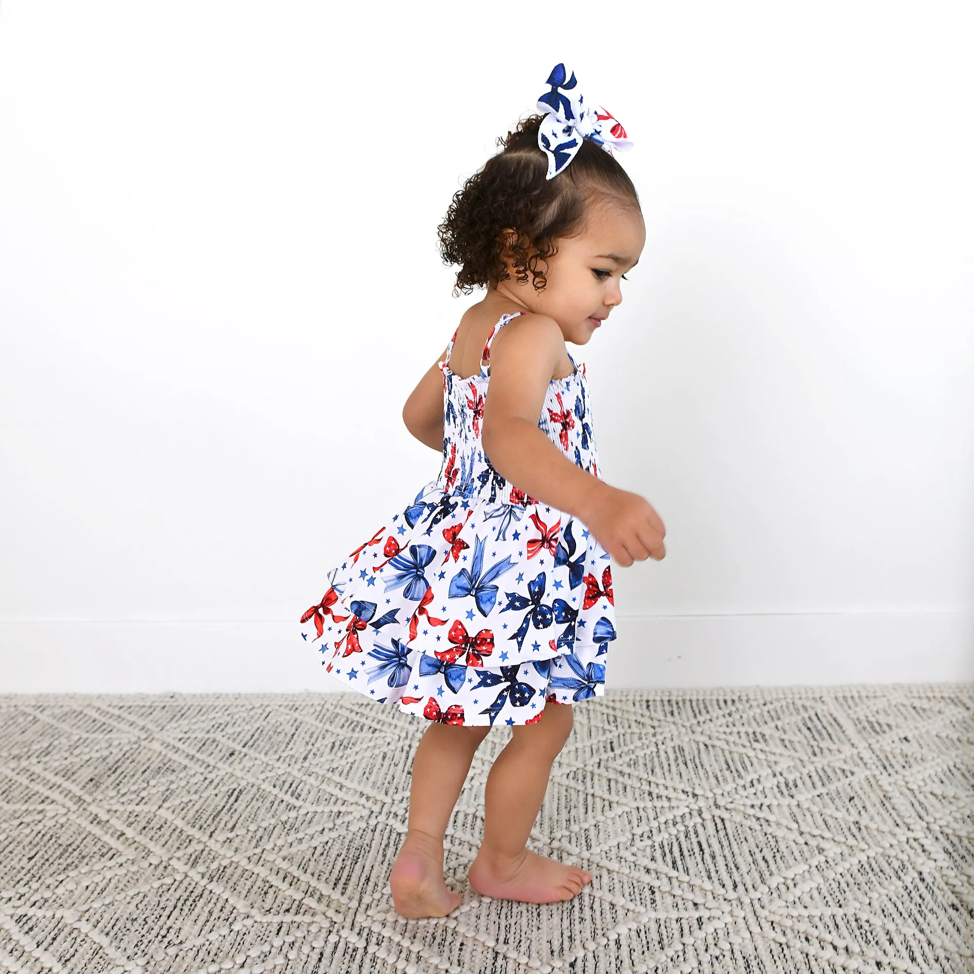 Eleanor Bows SMOCKED TIERED TUTU