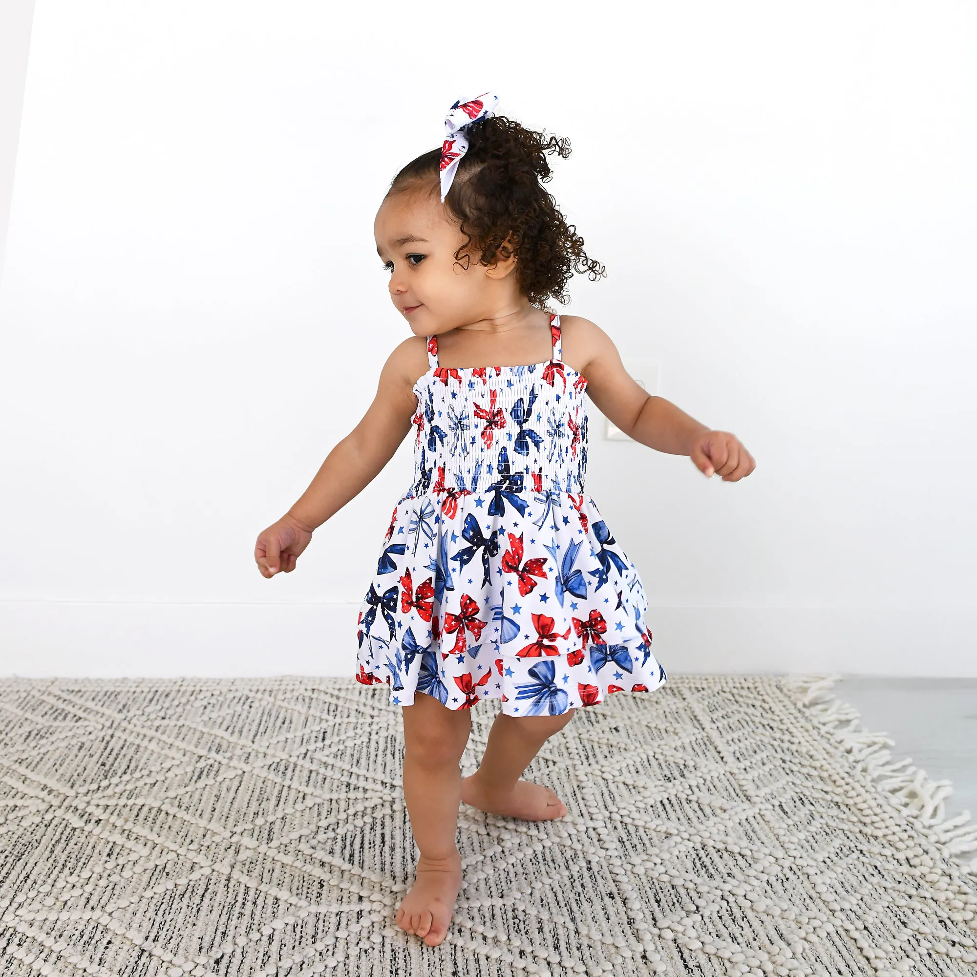 Eleanor Bows SMOCKED TIERED TUTU