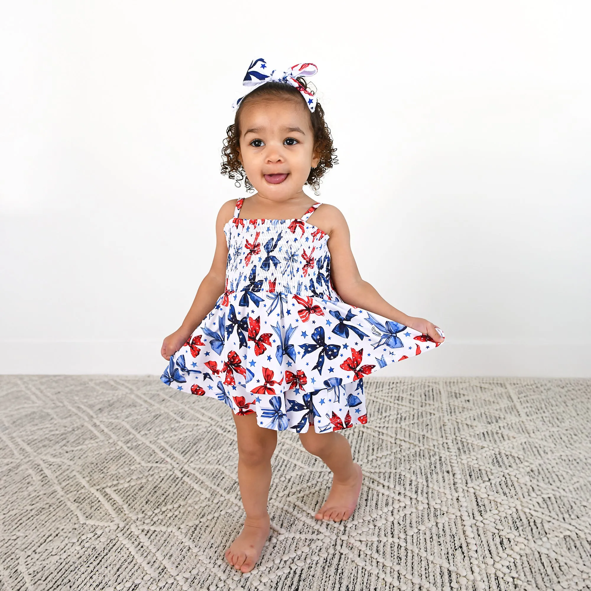 Eleanor Bows SMOCKED TIERED TUTU
