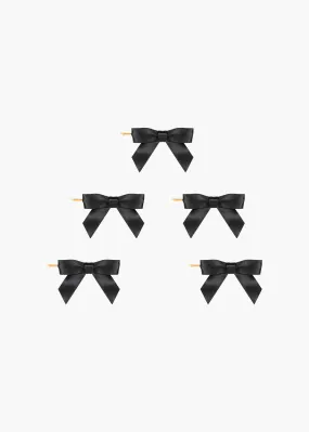 Emma Bobby Pin Set -- Black