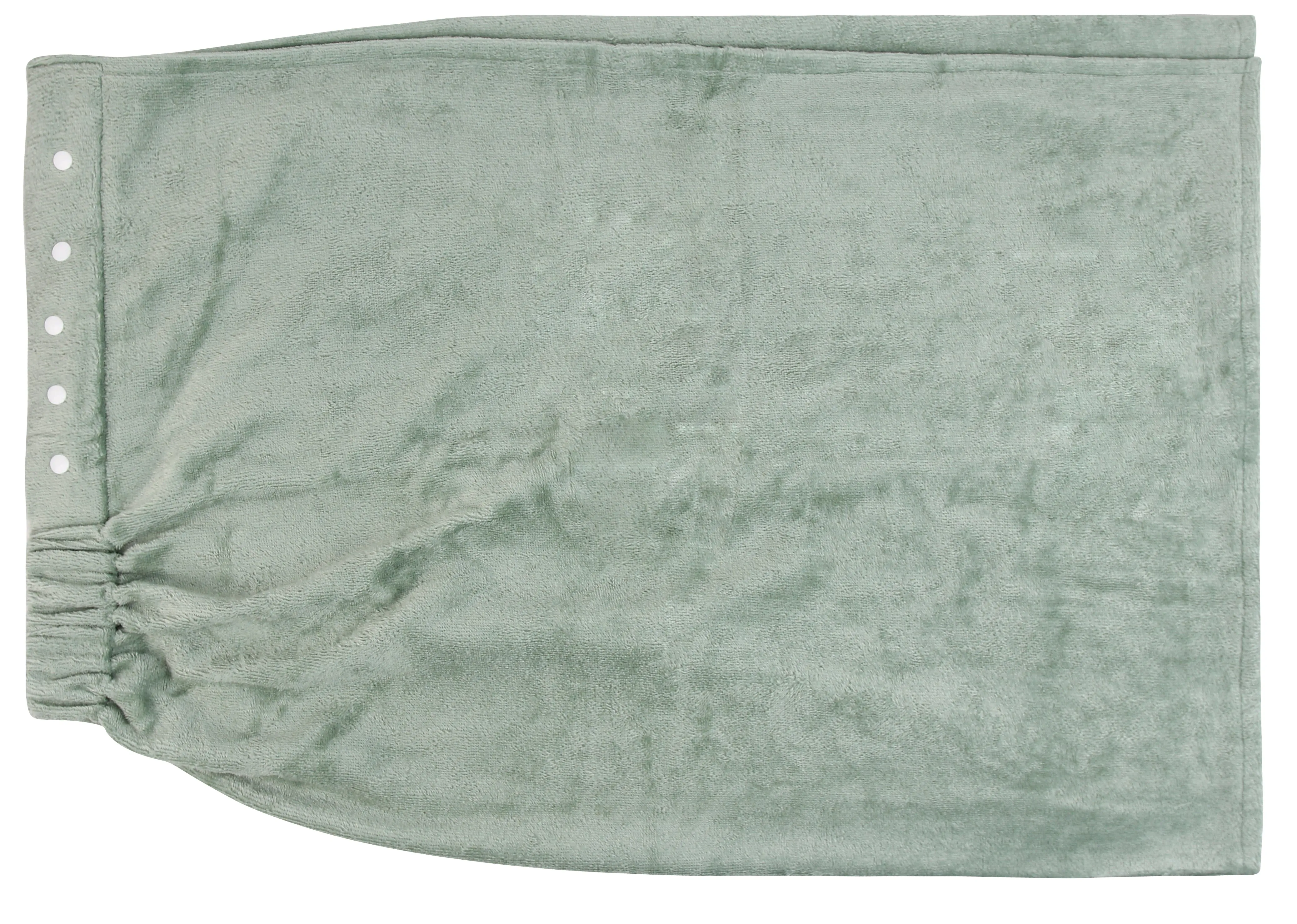 Extra Plush Bath Wrap   Hair Turban Set - Sage Green