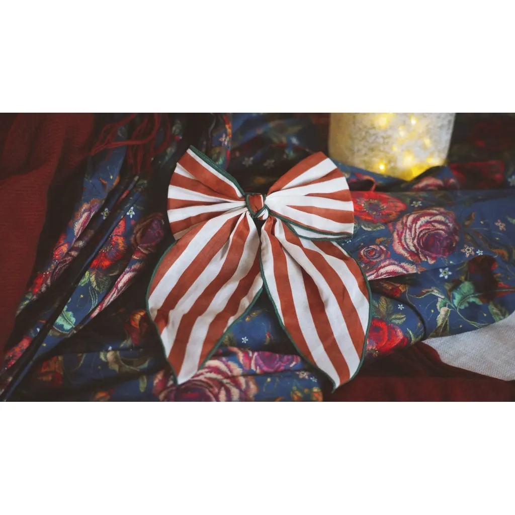 Fable Bow-Large Size - Stripes Atlas   Tierra