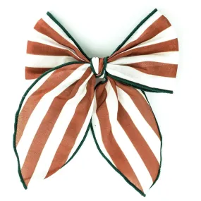 Fable Bow-Large Size - Stripes Atlas   Tierra