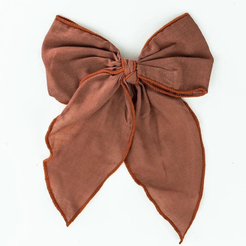 Fable Bow-Mid Size - Mallow Tierra