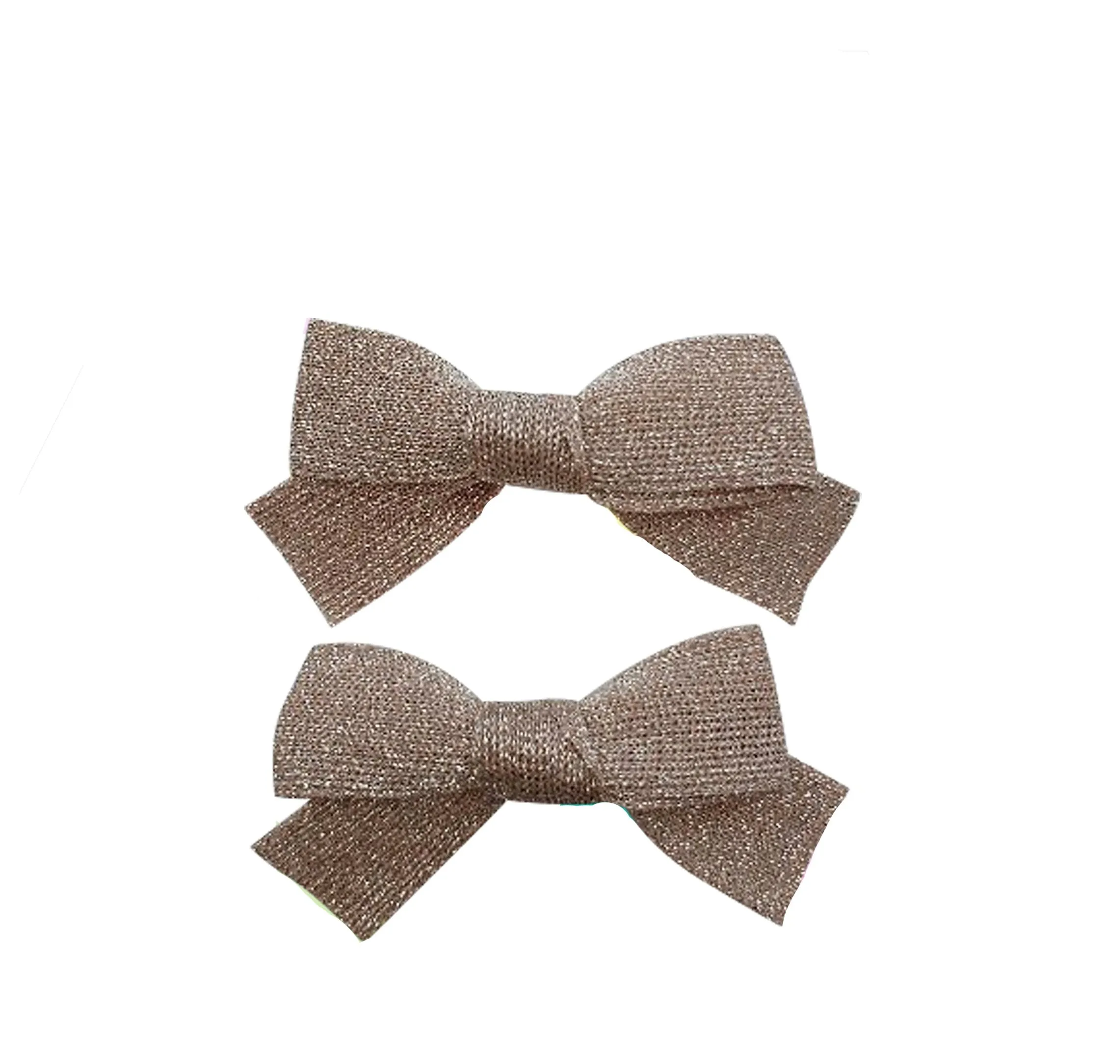 Five / Eleven Hairclip Japanese Bow H Metallic Silver