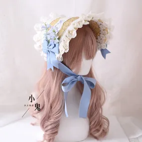Floral Straw Headdress
