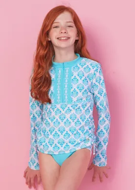 Girls Amalfi Coast 3-Piece Long Sleeve Rashguard Set