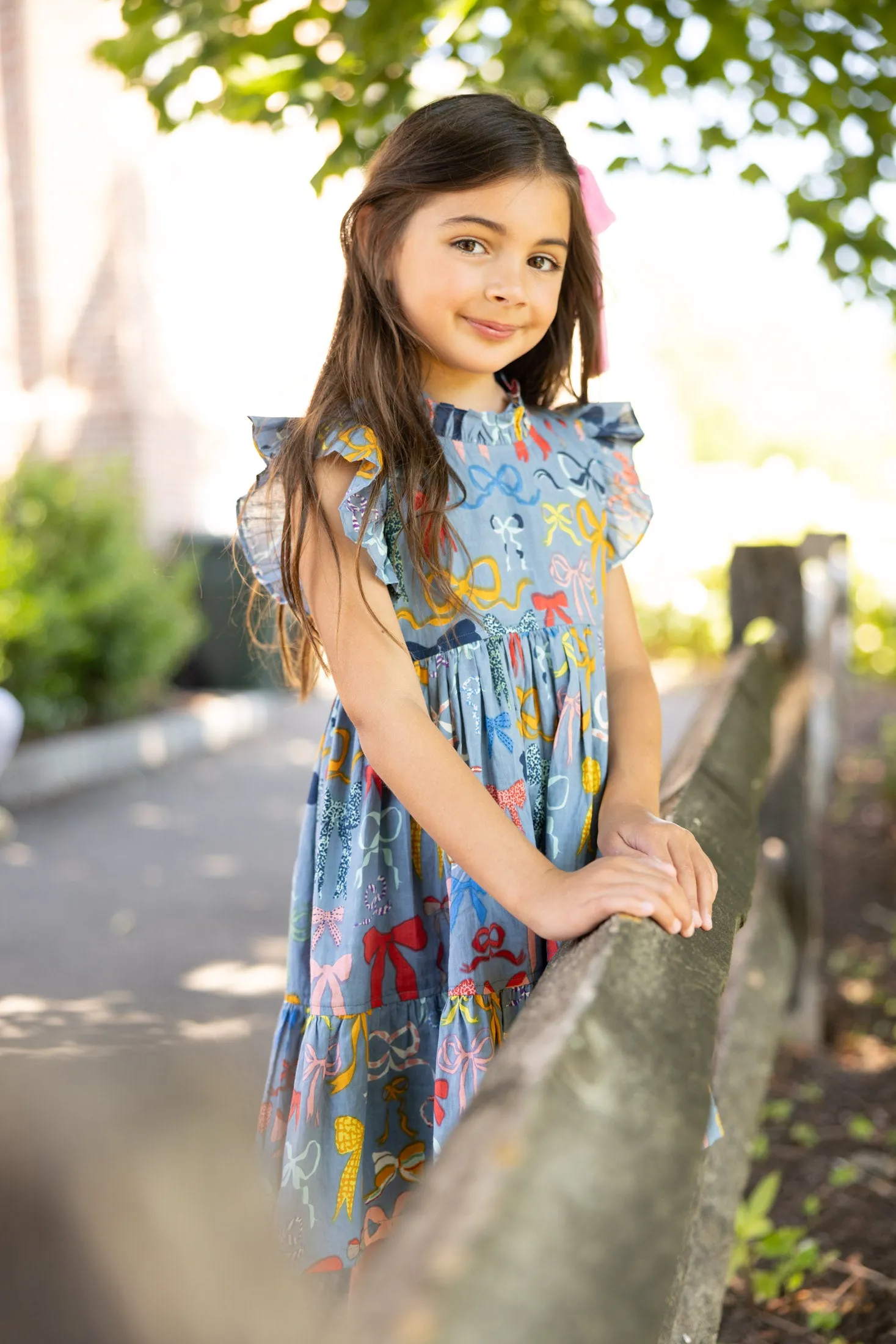 Girl's Jennifer Dress Bows on Bows