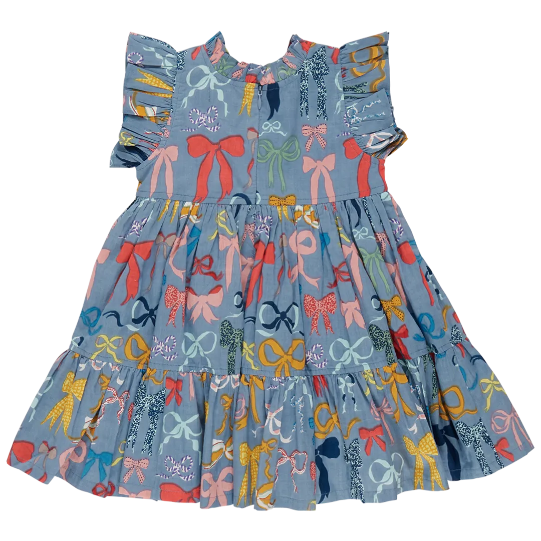 Girl's Jennifer Dress Bows on Bows