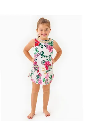 Girls Little Lilly Classic Shift Dress Safari Sanctuary