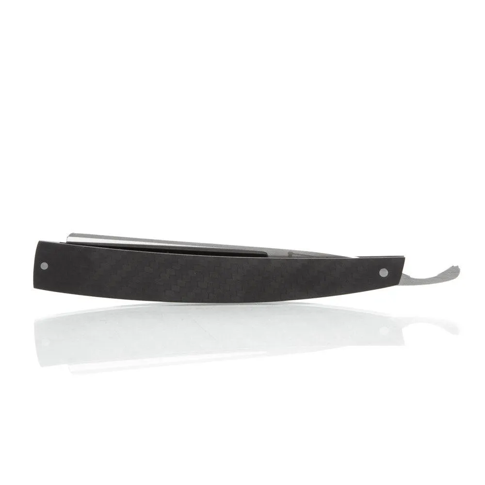 Grim Blades Round Tip Carbon Fiber with Luxury Shave Kit