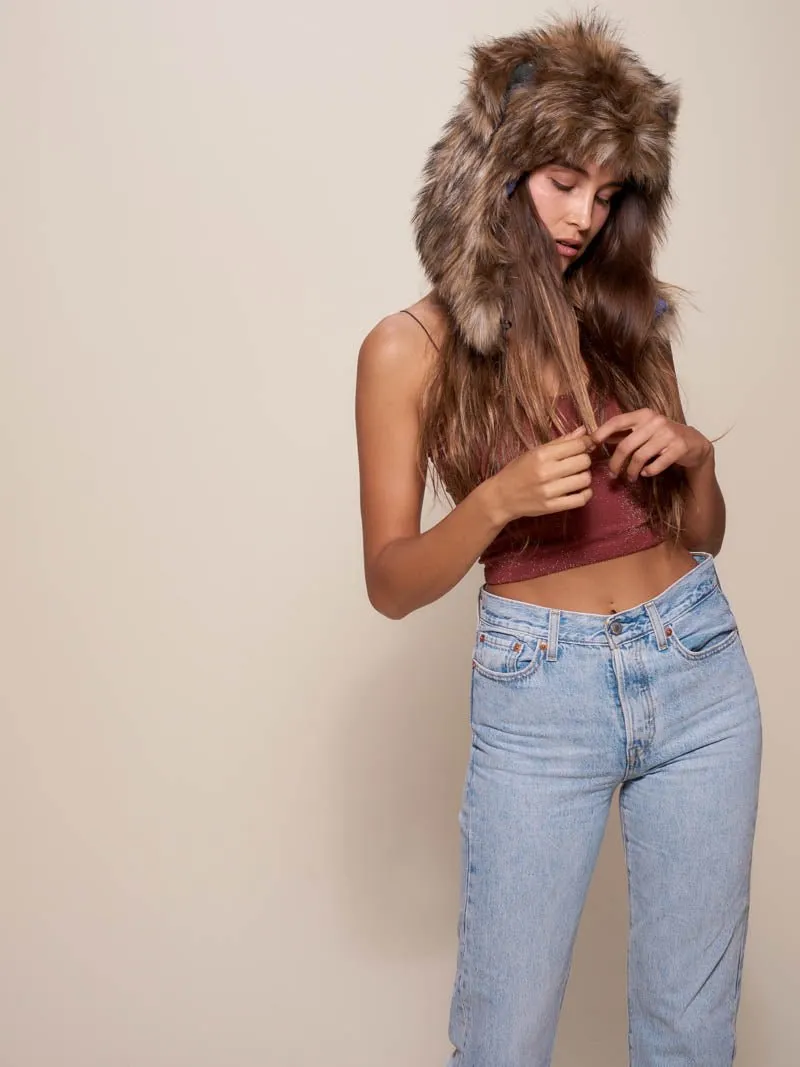 Grizzly Bear SpiritHood Half Hood