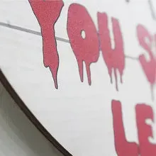 Halloween Horror Welcome Sign