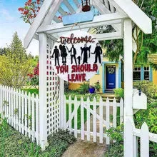 Halloween Horror Welcome Sign