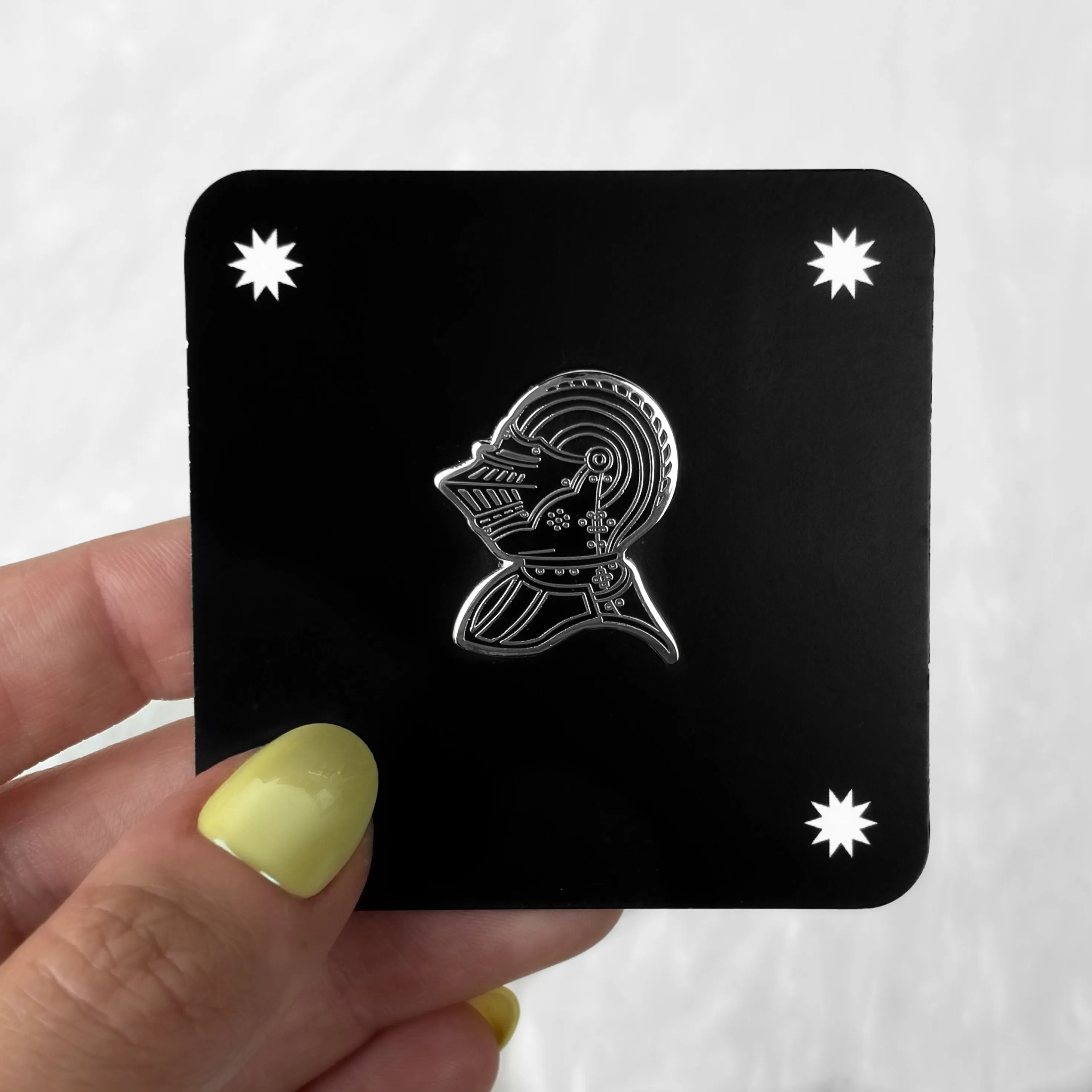 Helm Enamel Pin