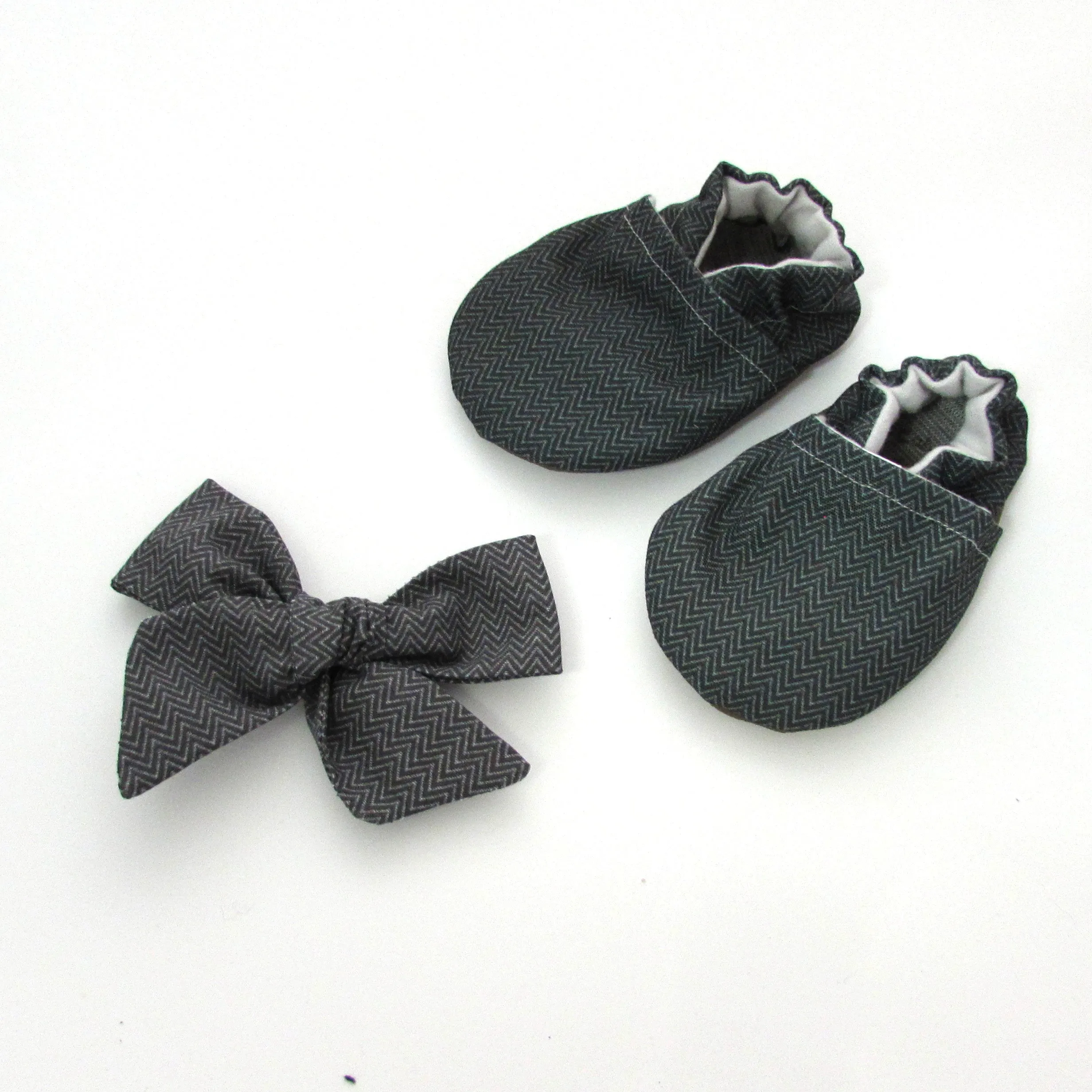 Herringbone Hair Bow