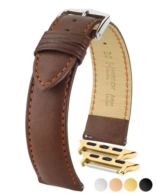 HIRSCH MERINO French Nappa Sheepskin Watch Strap  012 06