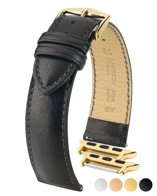 HIRSCH MERINO French Nappa Sheepskin Watch Strap  012 06