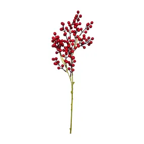Holly Branch Berry Picks Red