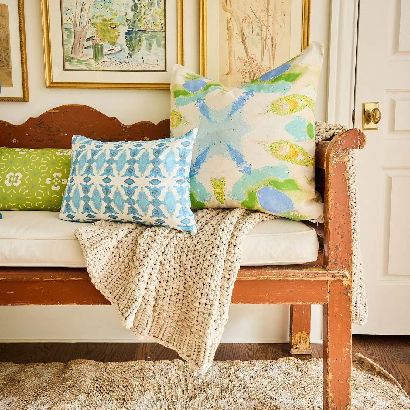 Hyacinth Azul 14x20 Pillow