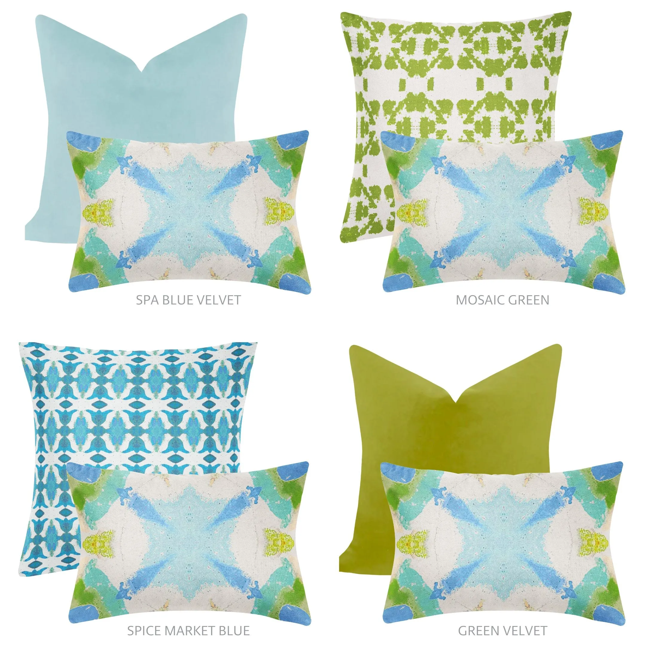 Hyacinth Azul 14x20 Pillow