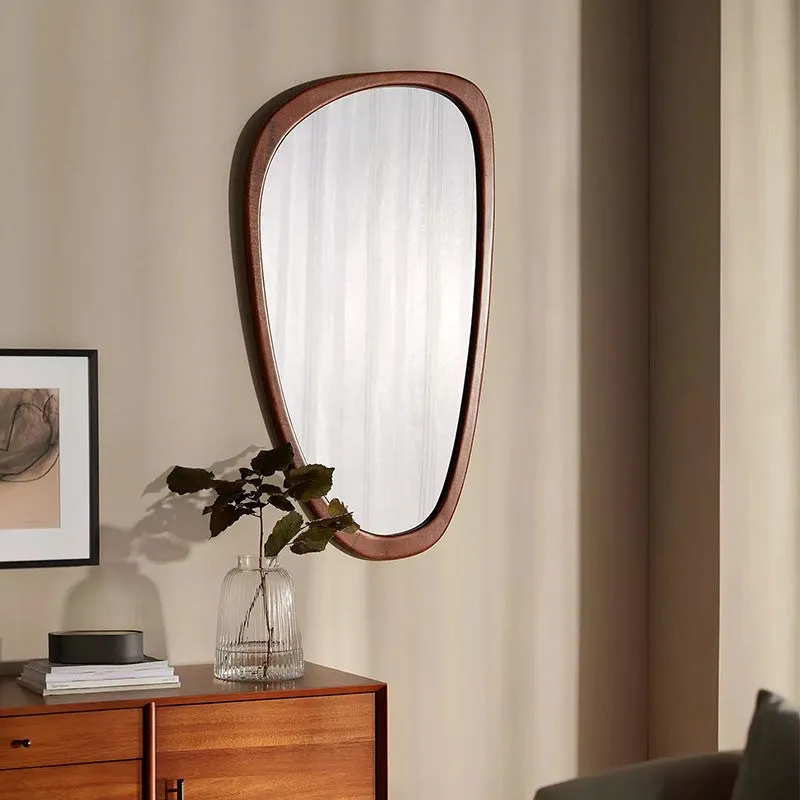 Indra Asymmetrical Solid Wood Mirror