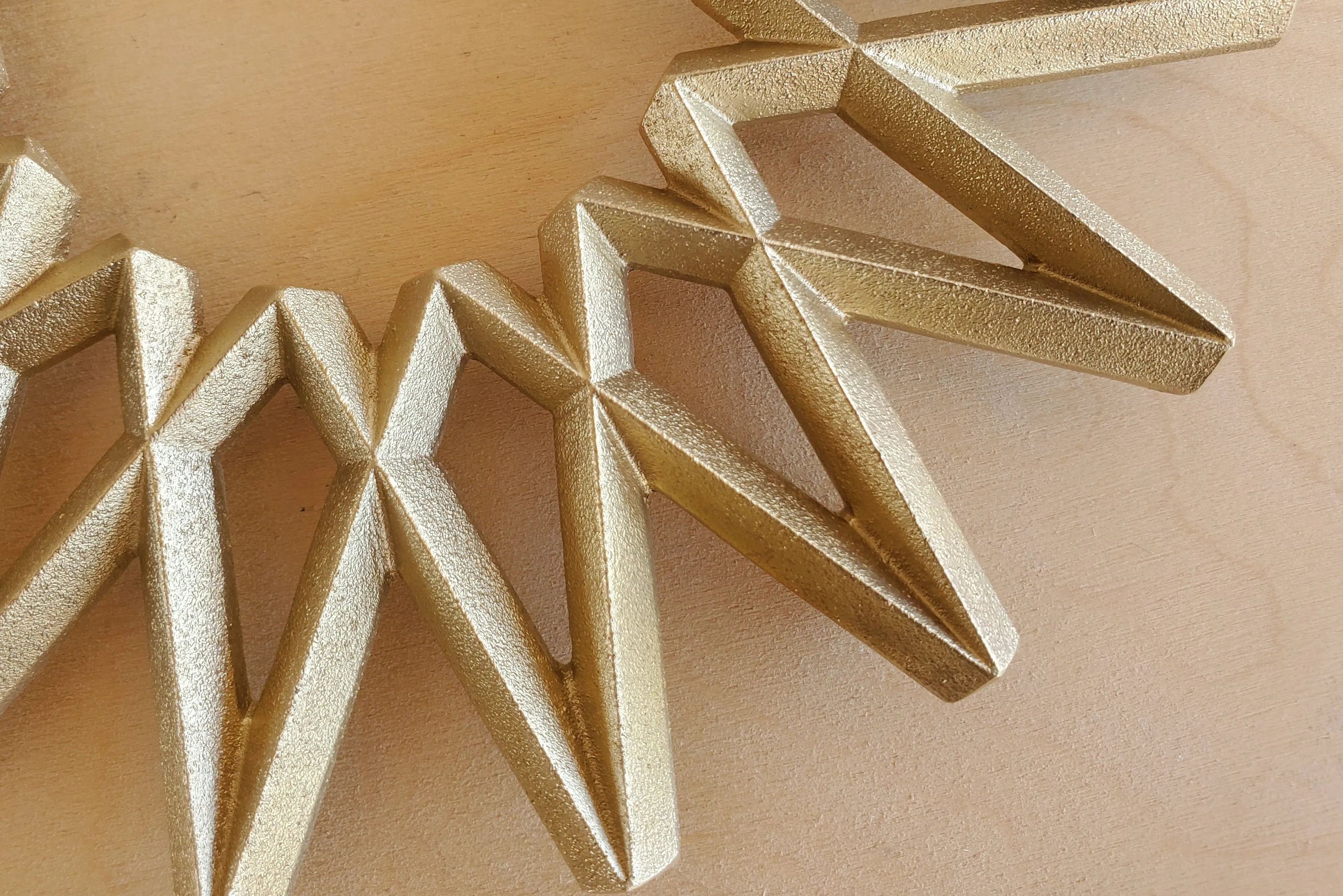 Japanese Brass "Galaxy" Trivet