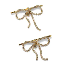 Jodie Crystal Bow Bobbi Set