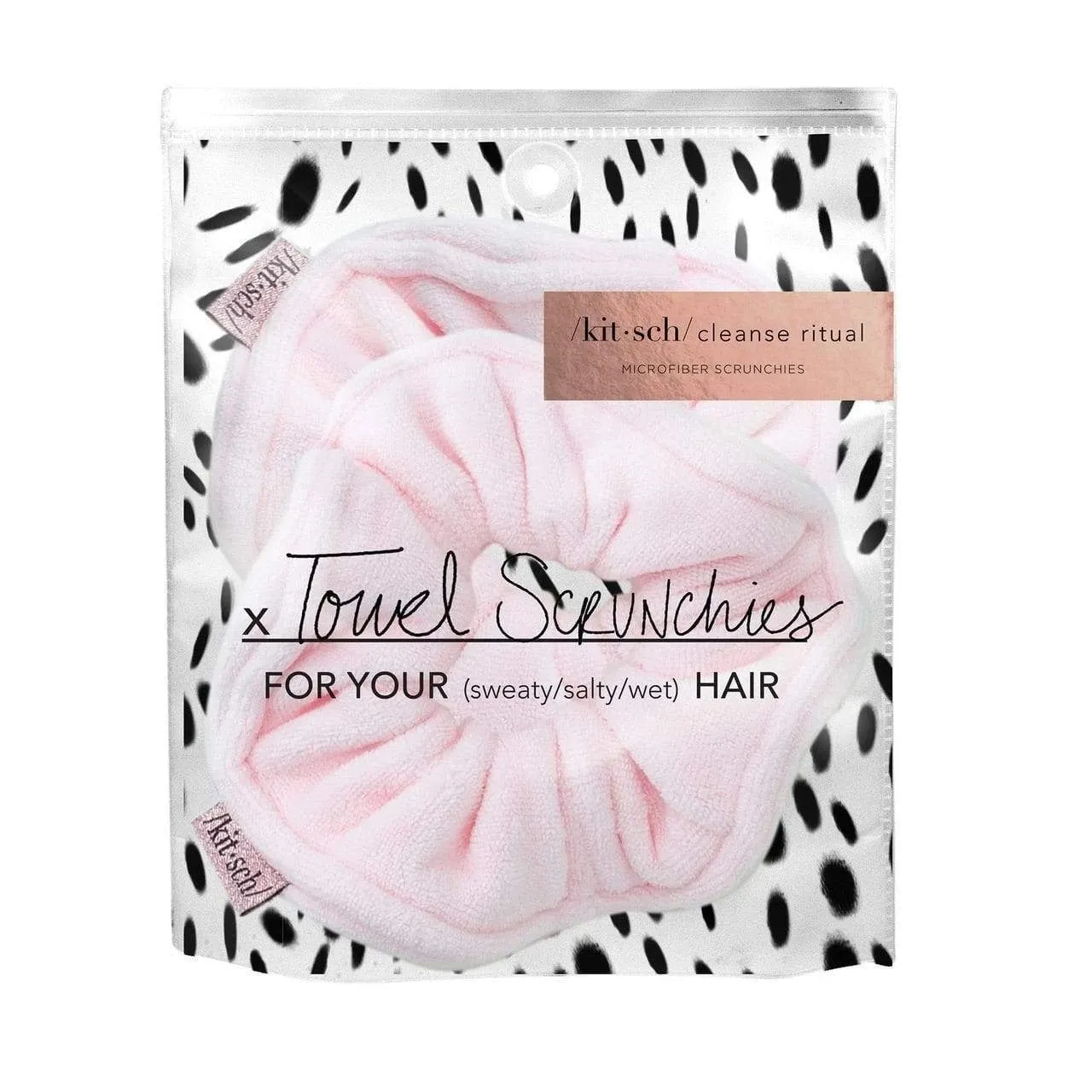Kitsch - Microfiber Towel Scrunchies in Blush