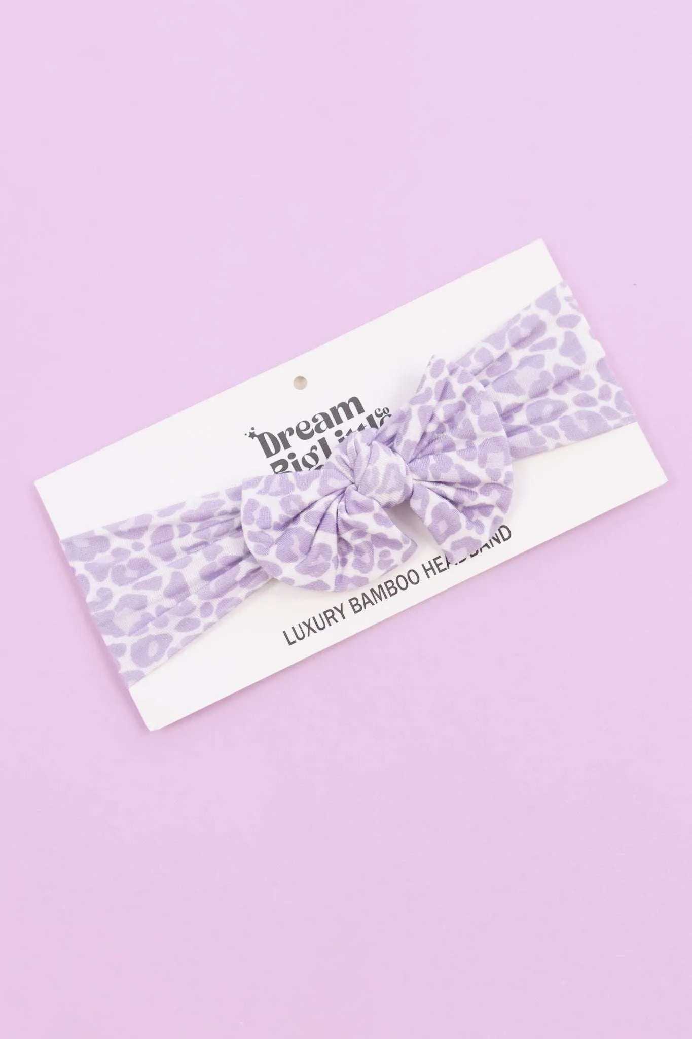 Lavender Leopard Dream Bow