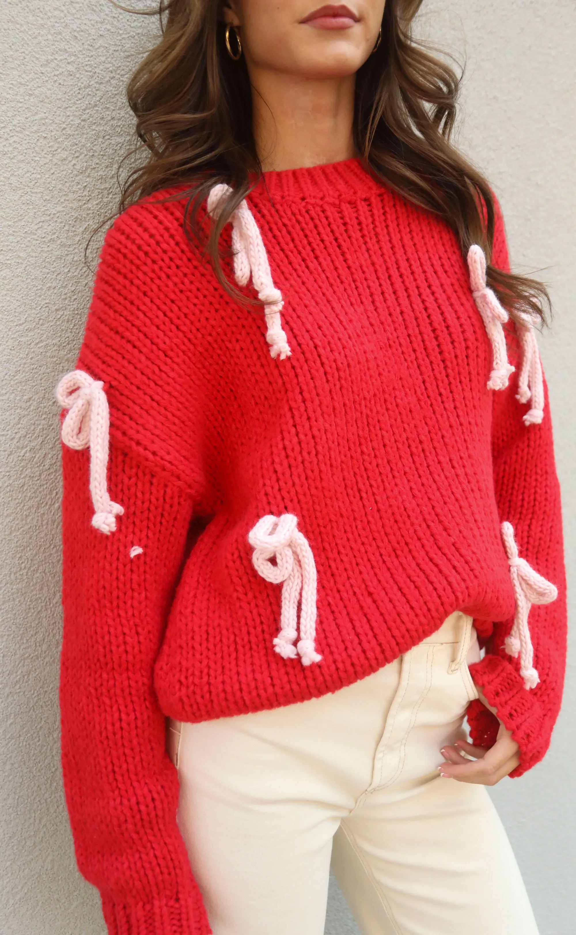 lean in sweater