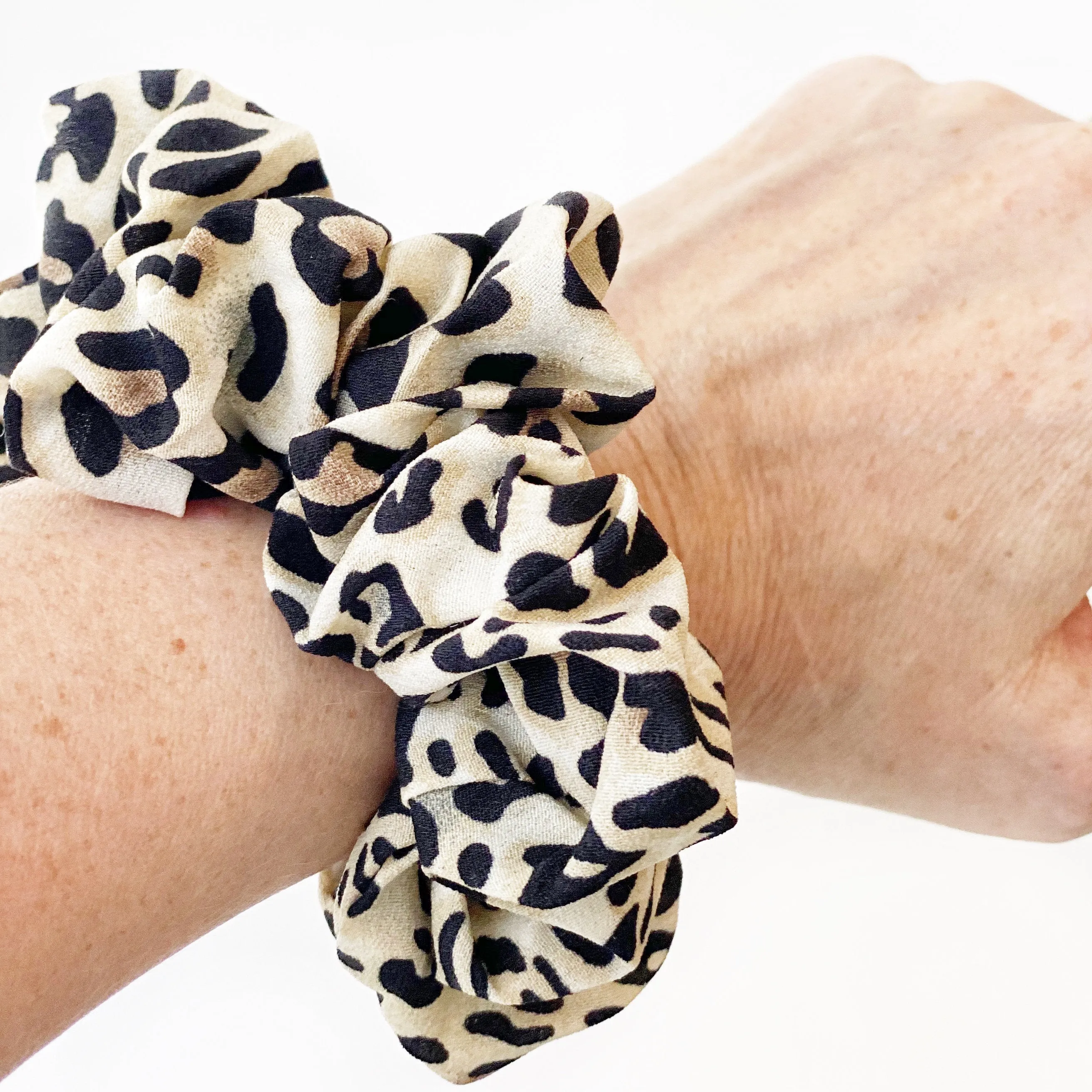 Leopard Print Bachelorette Party Favors, There's a Rumble In The Jungle, Hair Scrunchies