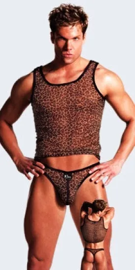 Leopard Print Mesh Thong: A Sensual and Stylish Addition to Your Lingerie Collection