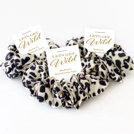 Let's Get Wild Bachelorette Party Favors, Animal Print Favors, Leopard Print Hair Scrunchie
