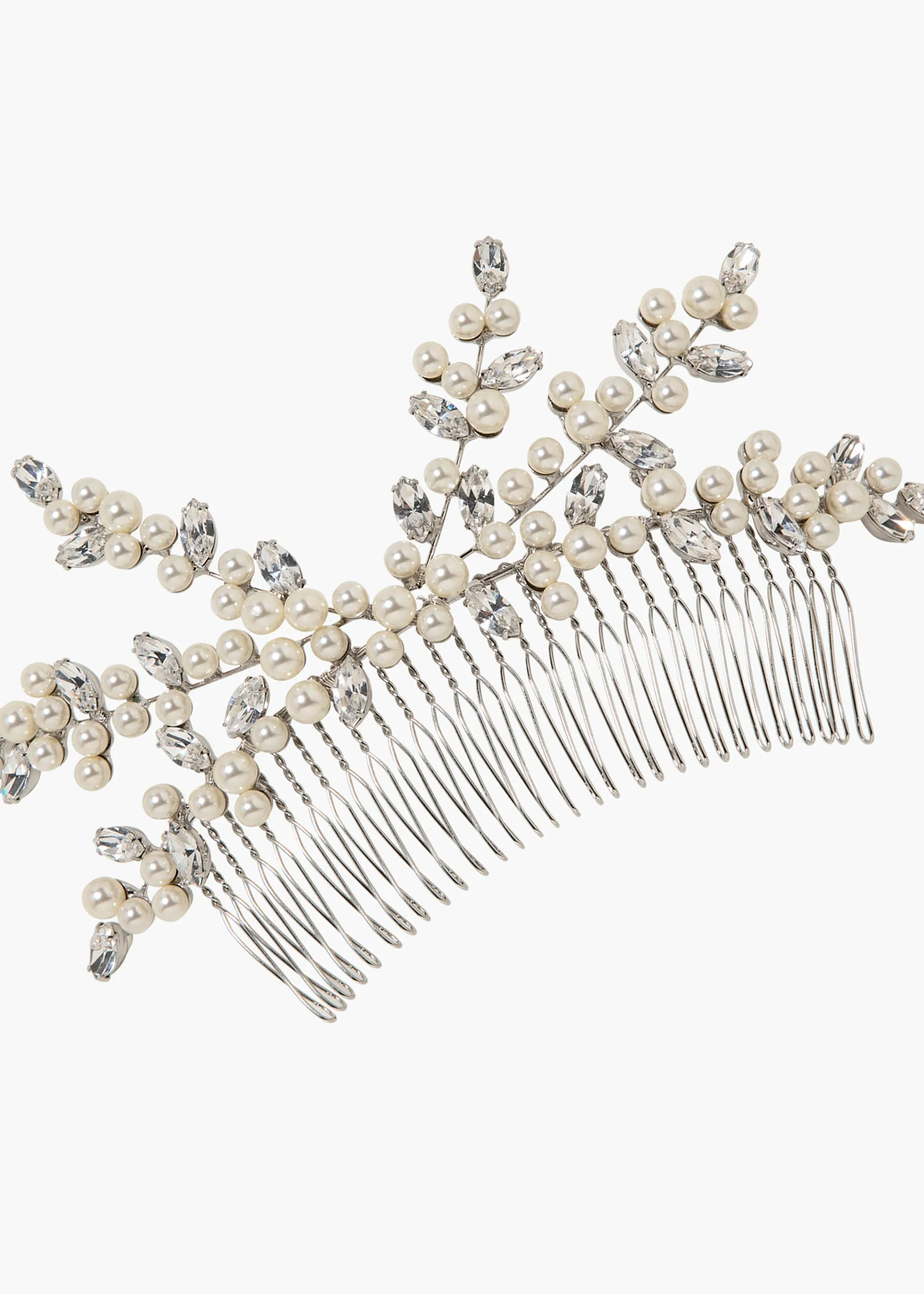Lorena Comb -- Pearl Silver
