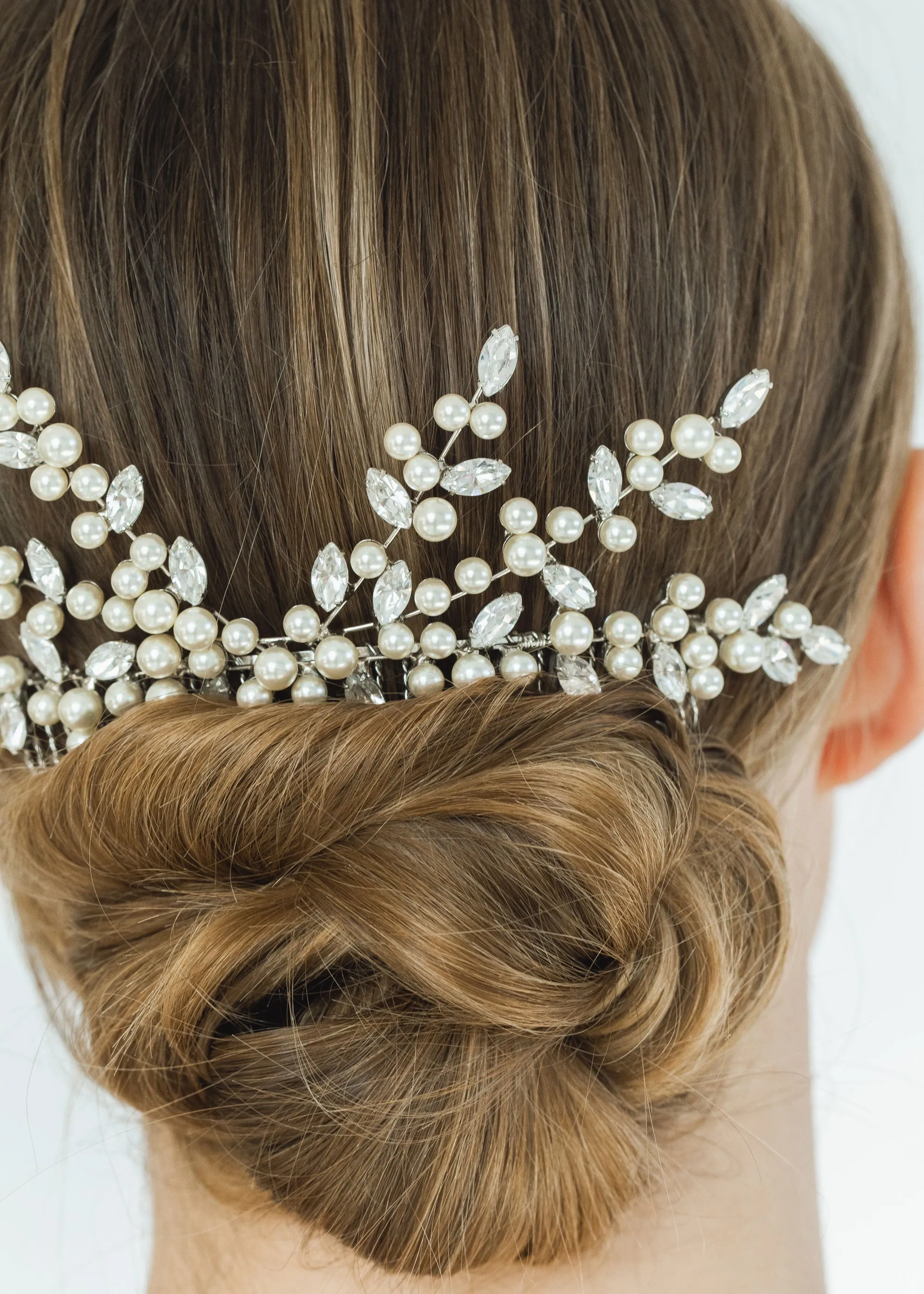 Lorena Comb -- Pearl Silver