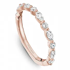 Marquise Diamond Wedding Band