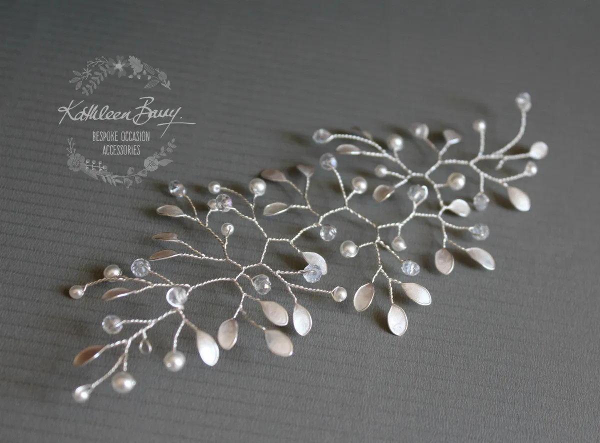 Maryke Hairpiece style wedding hair accessory - available in silver, gold, rose gold