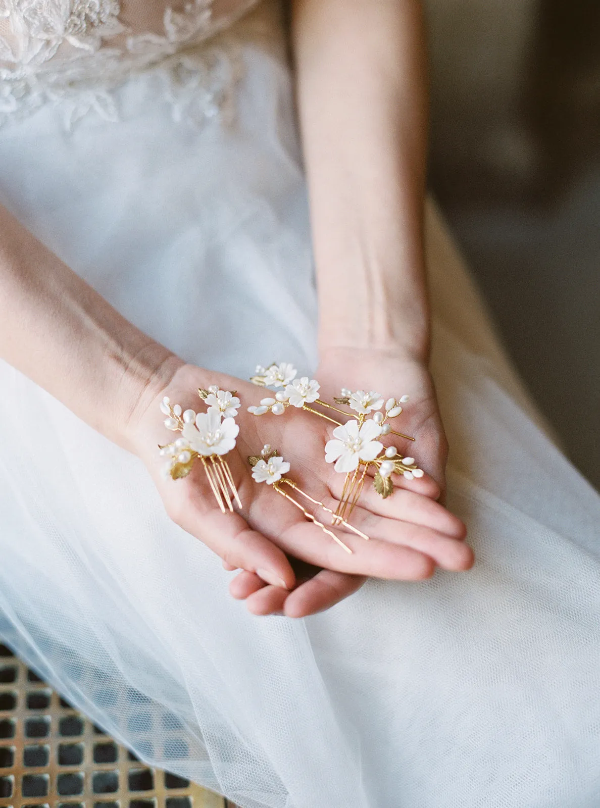 MAYLEE | Floral Bridal Headpiece