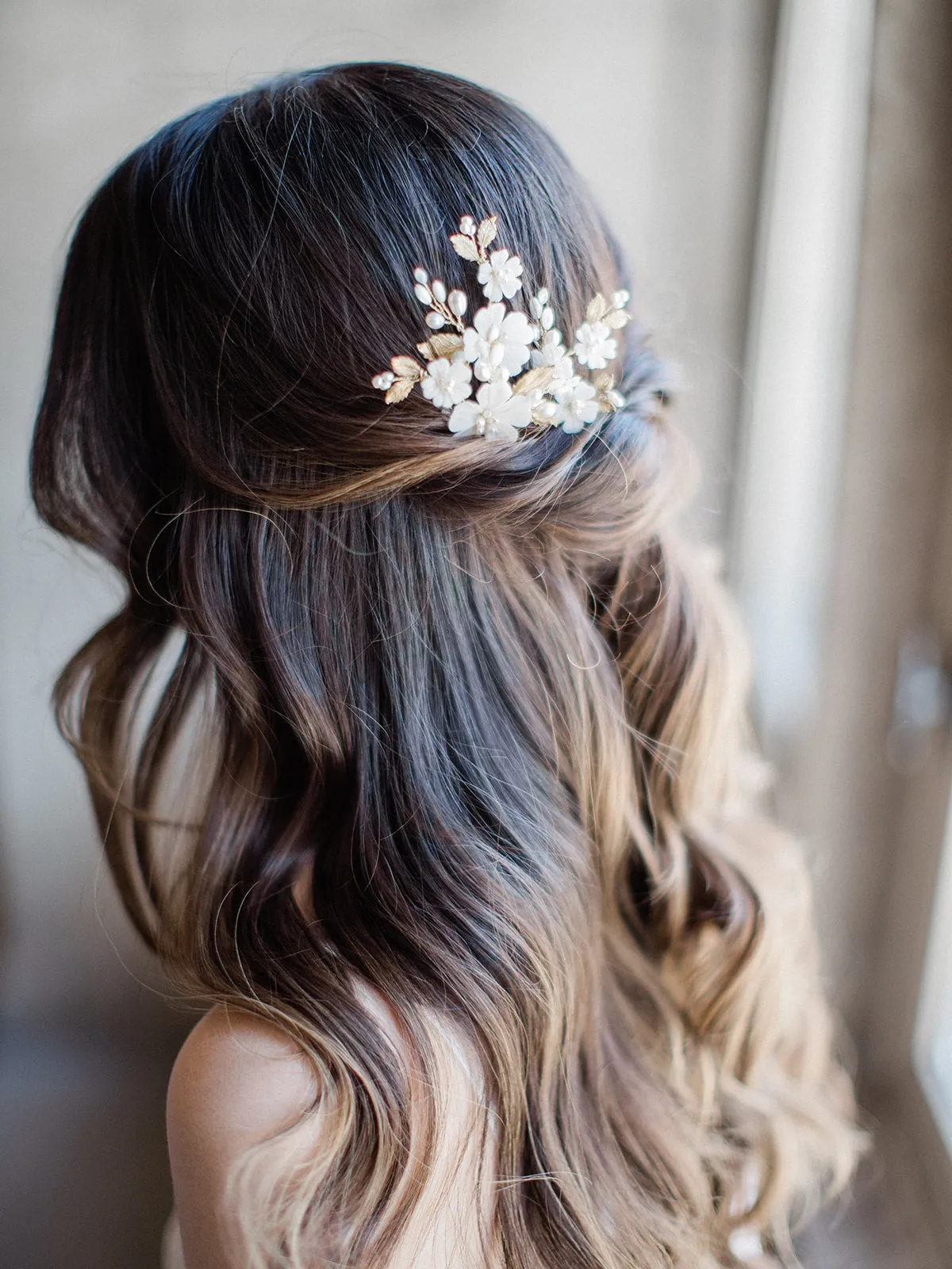 MAYLEE | Floral Bridal Headpiece