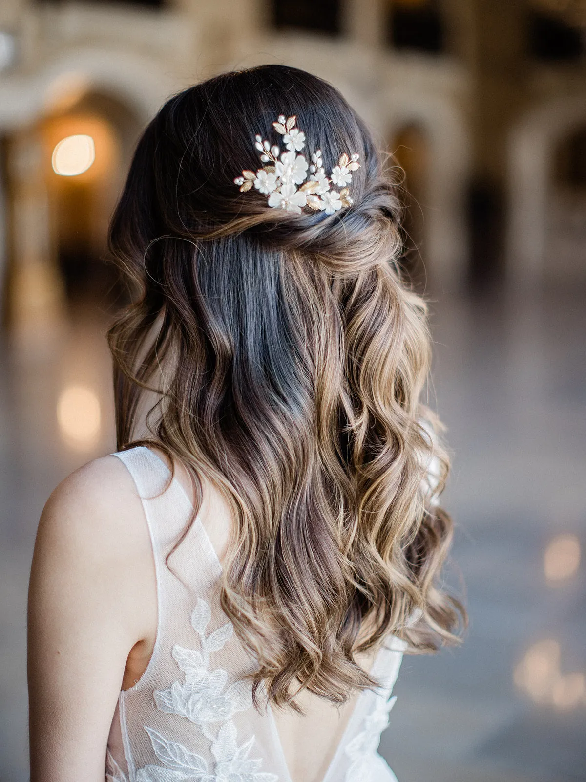MAYLEE | Floral Bridal Headpiece