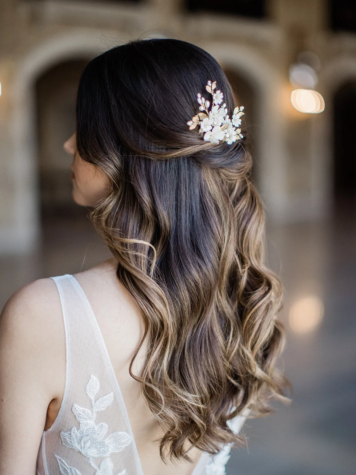 MAYLEE | Floral Bridal Headpiece
